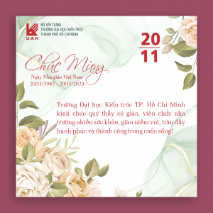 Chúc mừng ngày Nhà giáo Việt Nam (20/11/1982 - 20/11/2023)