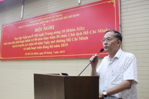 Hội nghị học tập Nghị quyết Trung ương 10 và triển khai sinh hoạt chính trị 50 năm thực hiện di chúc của Bác