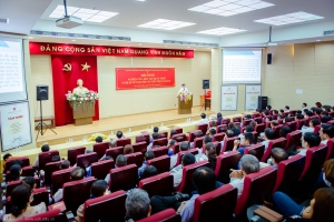 Hội nghị nghiên cứu, học tập, quán triệt nghị quyết đại hội lần thứ XIII của Đảng và sinh hoạt toàn Đảng bộ.