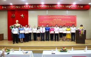 Hội nghị sơ kết 2 năm thực hiện Kết luận số 01-KL/TW về tiếp tục thực hiện Chỉ thị số 05-CT/TW của Bộ chính trị và sinh hoạt toàn Đảng bộ