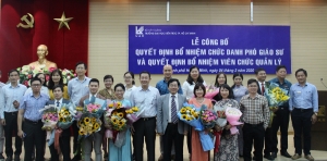 Lễ công bố quyết định bổ nhiệm chức danh Phó Giáo sư và bổ nhiệm viên chức quản lý