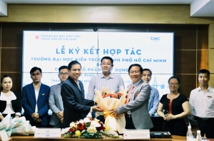 Lễ ký kết hợp tác giữa Trường Đại học Kiến trúc TPHCM và Công ty Cổ phần Xây Dựng CBC, giai đoạn 2023-2026