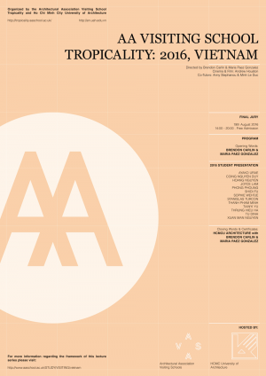 Mời dự báo cáo cuối kỳ workshop “Tropicality - AA Visting School” và Symposium