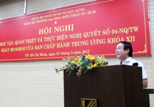 Sinh hoạt toàn Đảng bộ và nghe báo cáo về Nghị quyết 04-NQ/TW