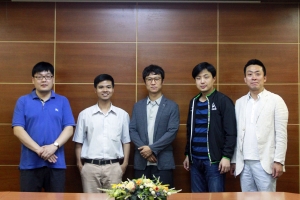 Tiếp đại diện Đại học Quốc gia Pusan (Hàn Quốc)