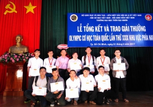 SV trường ĐH Kiến trúc TP.HCM đạt nhiều giải cao tại Olympic Cơ học toàn quốc 2017