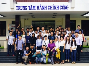 Sinh viên quy hoạch (K13,14,15 - Tây Nam Bộ) tham quan thực tế công trình tại Trà Vinh