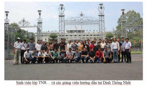 Sinh viên chương trình Tây Nam Bộ tham quan công trình thực tế