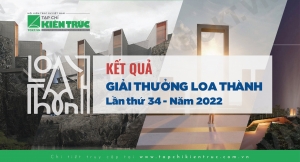 Kết quả Giải thưởng Loa Thành lần thứ 34 – Năm 2022 (Tạp chí Kiến trúc)