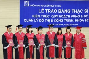 Lễ trao bằng Thạc sĩ cho 65 học viên cao học khóa 2012 và 2011