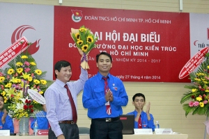 Anh Nguyễn Văn Tĩnh trúng cử Bí thư Đoàn TN ĐH Kiến trúc TP.HCM nhiệm kỳ 2014 - 2017