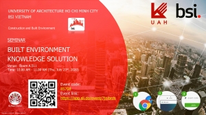 Buổi báo cáo chuyên đề “Built Environment Knowledge Solution”