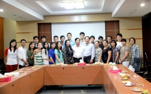 Buổi họp mặt liên hoan gặp gỡ sinh viên Chương trình tiên tiến ngành Thiết kế đô thị khóa 2009 và 2010.