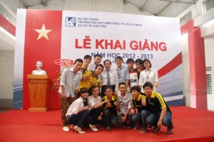 Đại học Kiến trúc TPHCM khai giảng năm học 2012-2013 tại cơ sở TP Cần Thơ