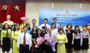 Đại hội Đại biểu Công đoàn trường ĐH Kiến trúc TP.HCM khóa XV, nhiệm kỳ 2017 - 2022