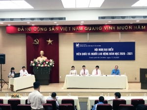 Hội nghị đại biểu viên chức và người lao động năm học 2020-2021