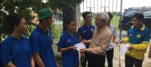 Lãnh đạo Nhà trường đi thăm Mùa hè xanh tại TP. Trà Vinh