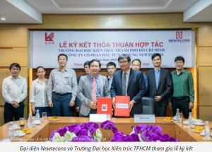Lễ ký kết hợp tác giai đoạn 2020-202 giữa trường ĐH Kiến trúc Tp. Hồ Chí Minh (UAH) và Cty CP Đầu tư Xây dựng Newtecons