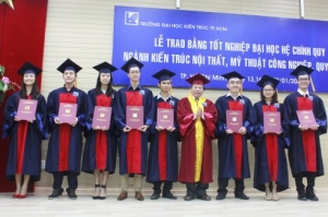 Lễ trao bằng tốt nghiệp cho SV Khoa Quy hoạch khóa 09