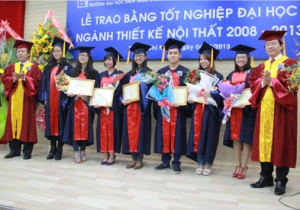 Lễ trao bằng tốt nghiệp ngành Nội thất