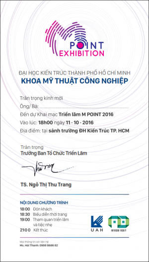 Mời dự Khai mạc Triển lãm MPoint 2016