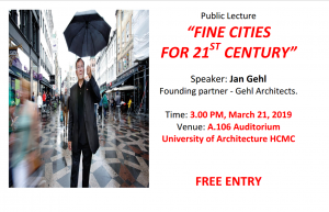 Mời tham dự buổi báo cáo chuyên đề của KTS Jan Gehl