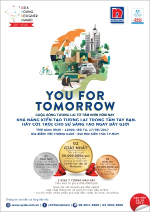 Mời tham dự buổi phát động Cuộc thi Nhà Thiết kế Trẻ Châu Á (AYDA) 2017
