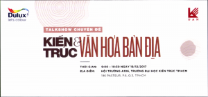 Mời tham dự Talkshow chuyên đề “Kiến trúc và văn hóa bản địa”