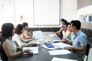 Nghiệm thu đề tài NCKH cấp trường “Kỹ thuật cắt may”