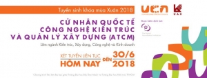 Thông báo xét tuyển sinh ngành Công Nghệ kiến trúc và Quản lý Xây dựng (Đợt bổ sung)