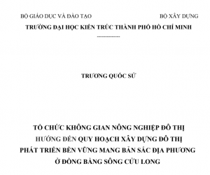 Thông tin luận án tiến sĩ của nghiên cứu sinh Trương Quốc Sử