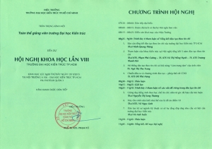 Thư mời tham dự hội nghị Khoa học lần thứ VIII
