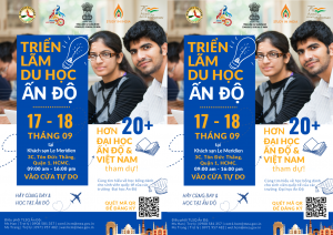 TRIỂN LÃM GIÁO DỤC | 17-18.09.2022 + CHƯƠNG TRÌNH "TIỀM NĂNG VÀ CƠ HỘI HỢP TÁC TRONG LĨNH VỰC GIÁO DỤC GIỮA ẤN ĐỘ VÀ VIỆT NAM | 17.09.2022