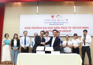 Trường Đại học Kiến trúc TP. Hồ Chí Minh và Coteccons Group ký kết hợp tác năm học 2019-2020
