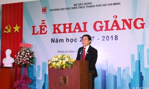 [VIDEO] Đại học Kiến trúc TP.Hồ Chí Minh khai giảng năm học mới 2017 - 2018
