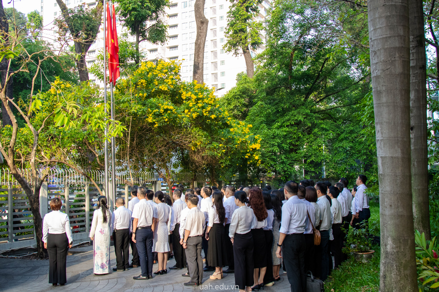 Lễ chào cờ đầu tiên năm 2026: Khởi đầu năm mới với tinh thần trách nhiệm và đổi mới