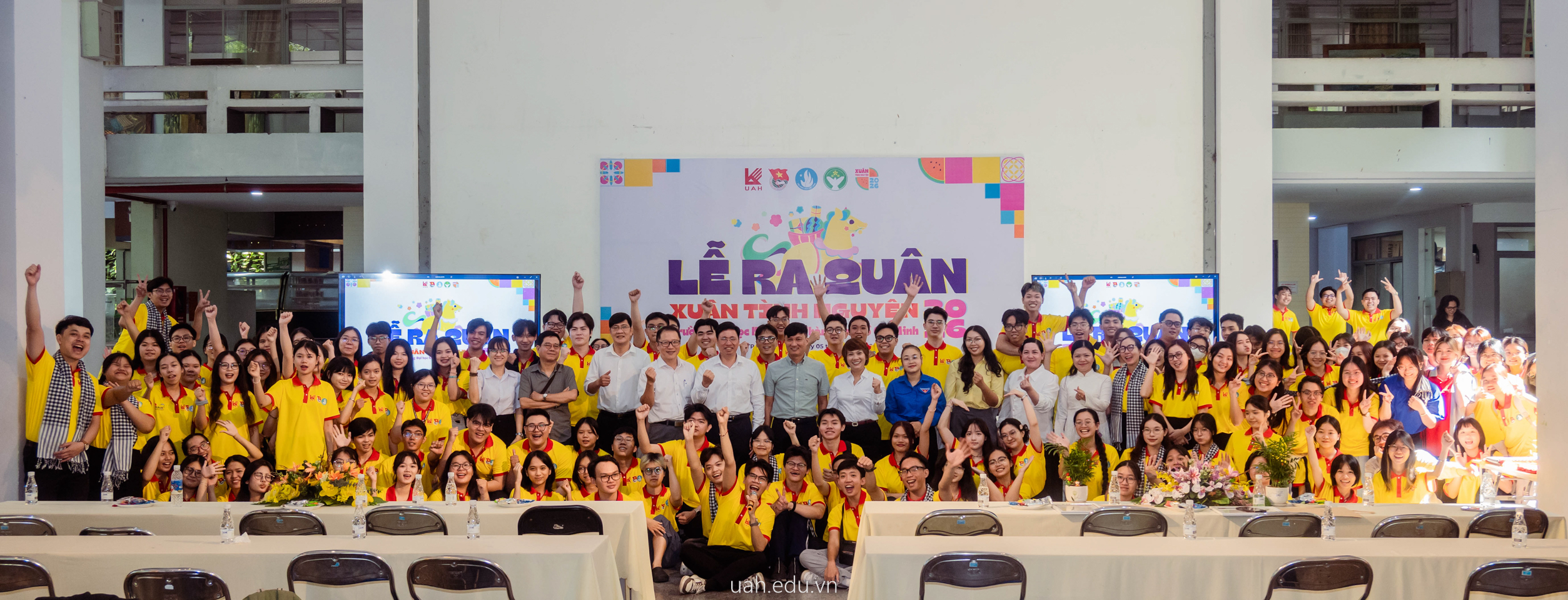 Lễ ra quân Xuân tình nguyện uah 2026: Sẵn sàng cống hiến, rực rỡ sắc xuân