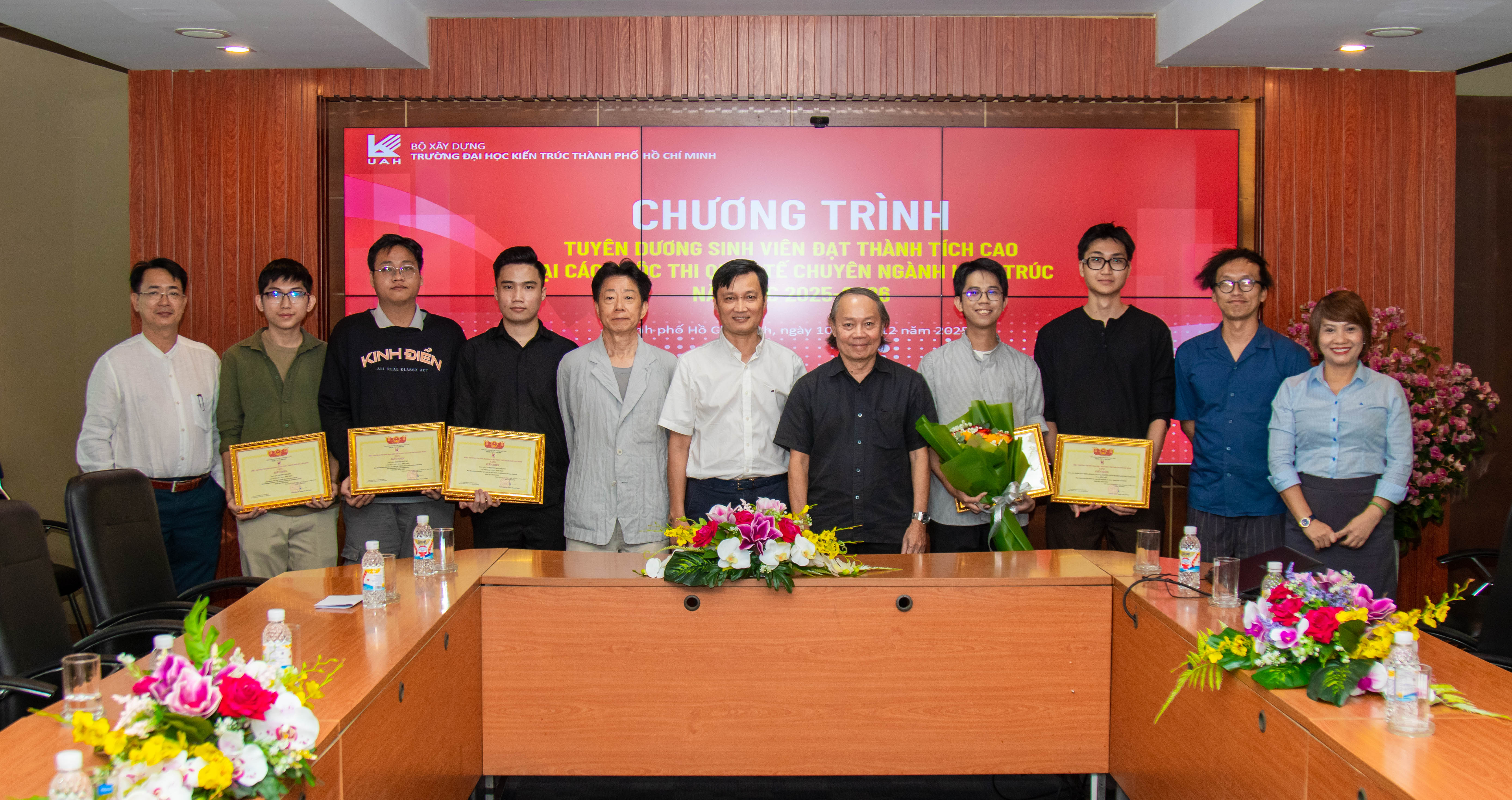 Tài năng trẻ UAH tỏa sáng trên đấu trường kiến trúc quốc tế