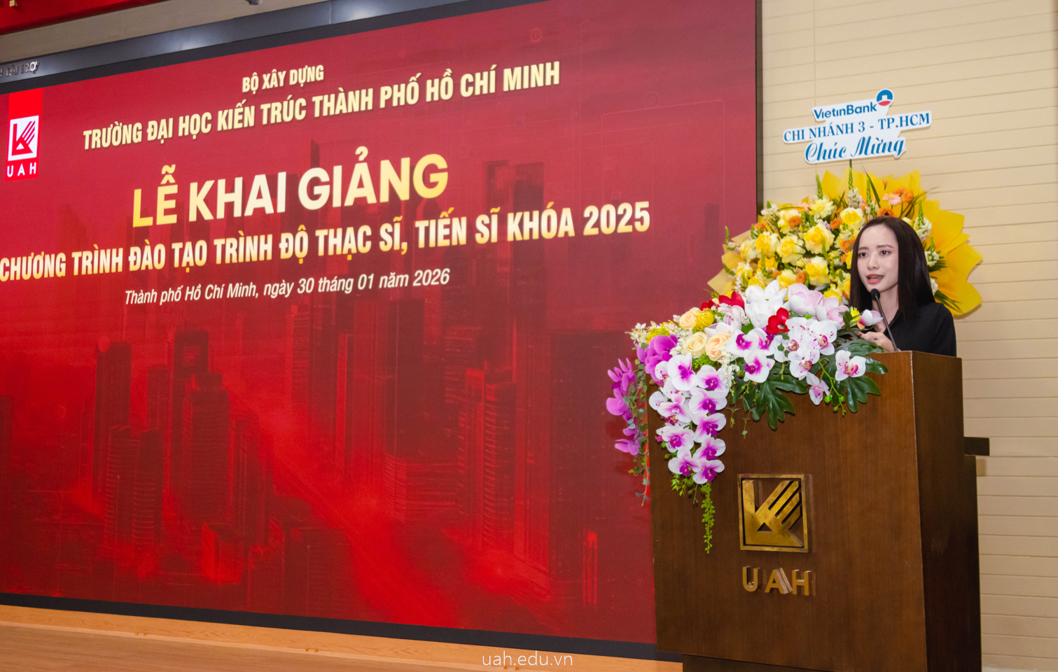 Tân học viên Trần Huỳnh Anh chia sẻ khát vọng học tập, nâng cao tri thức và đóng góp cho xã hội