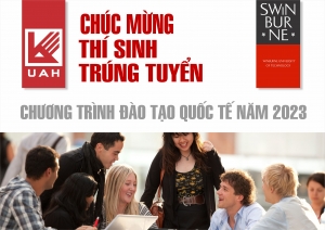 Danh sách thí sinh trúng tuyển các chương trình liên kết đào tạo quốc tế của Trường Đại học Kiến trúc Thành phố Hồ Chí Minh (Năm học 2023 – 2024)