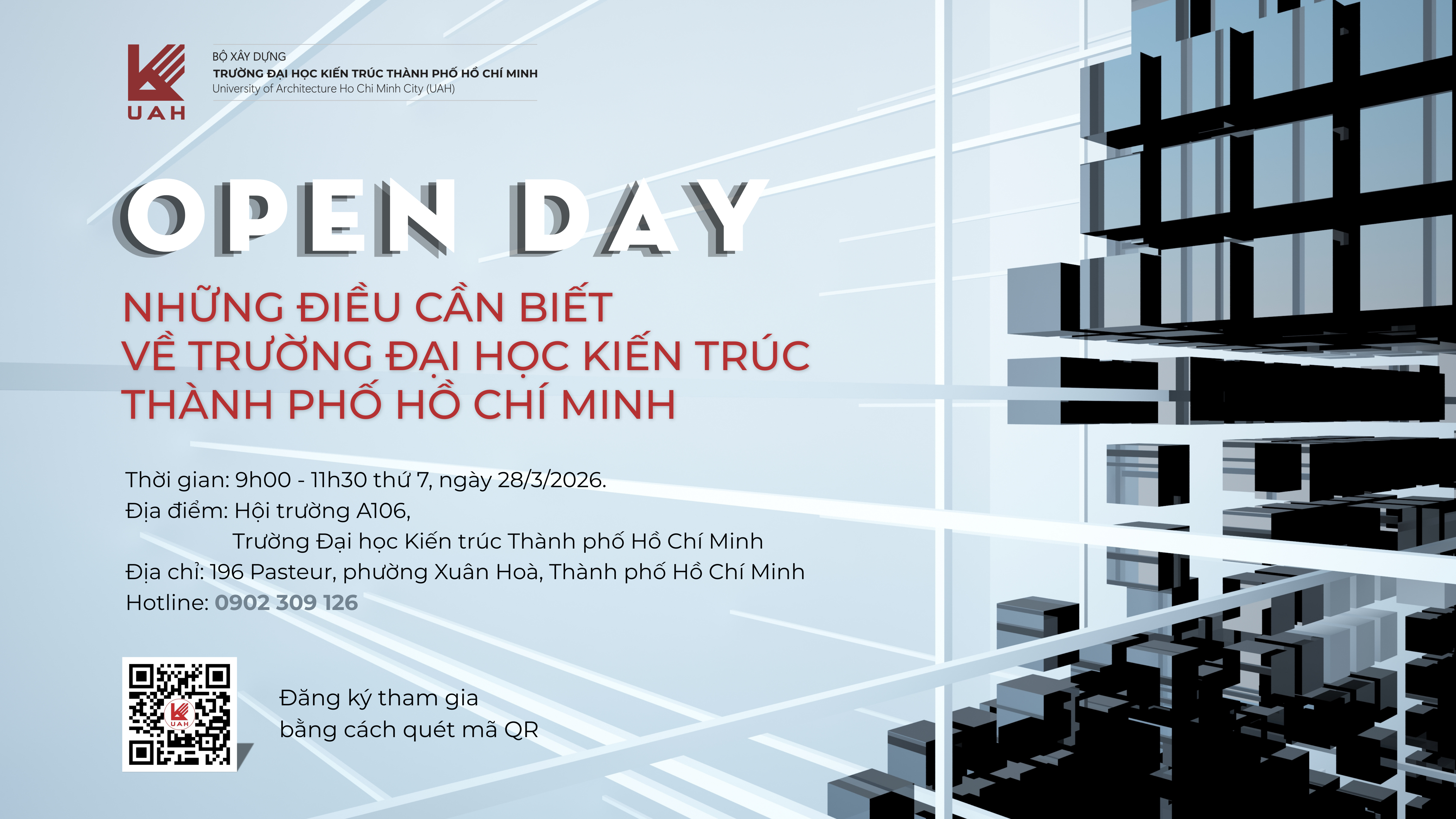 Open Day 2026_Những điều cần biết về Trường Đại học Kiến trúc Thành phố Hồ Chí Minh