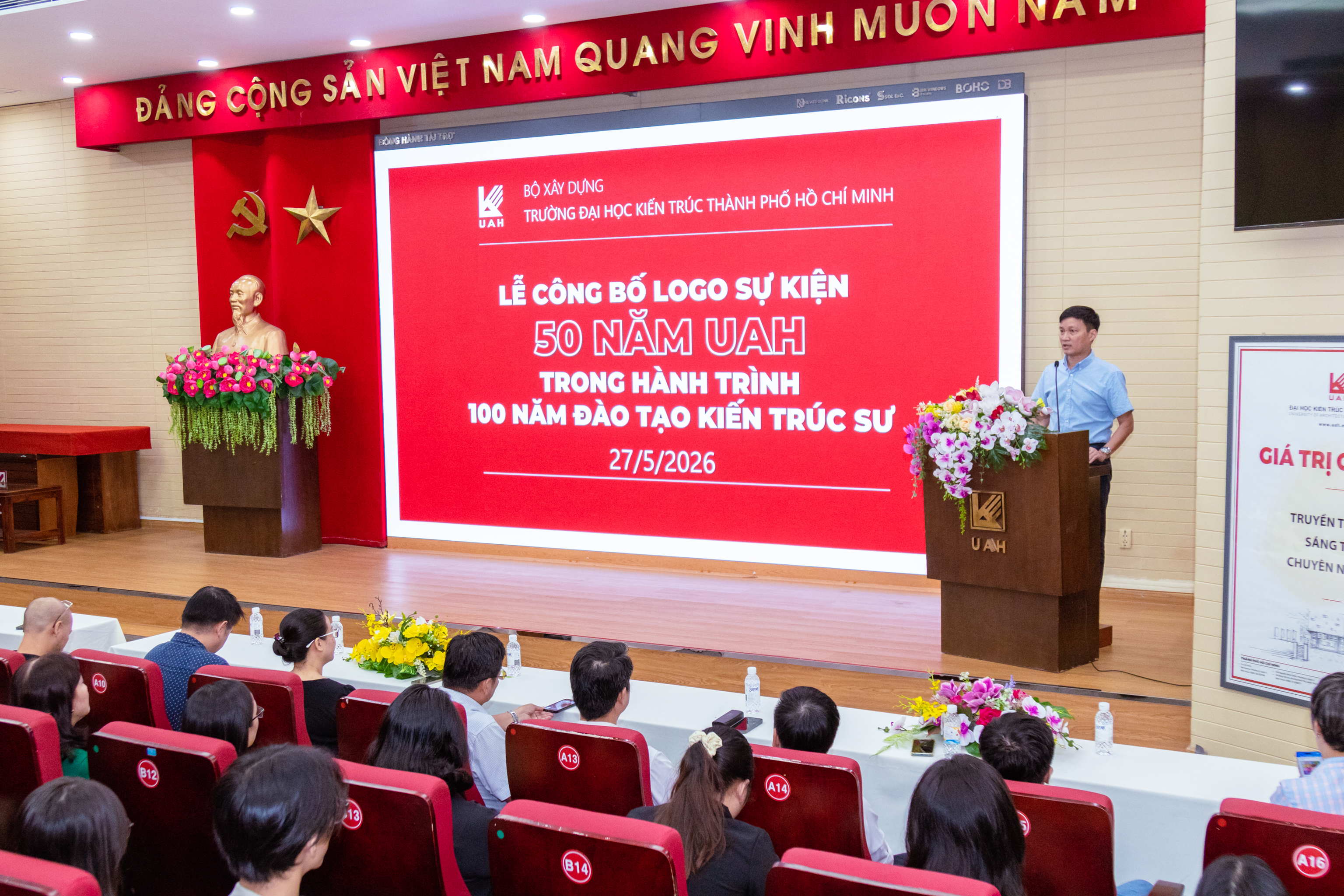 UAH công bố Logo chuỗi sự kiện Kỷ niệm 50 năm: Bản vẽ của truyền thống và khát vọng