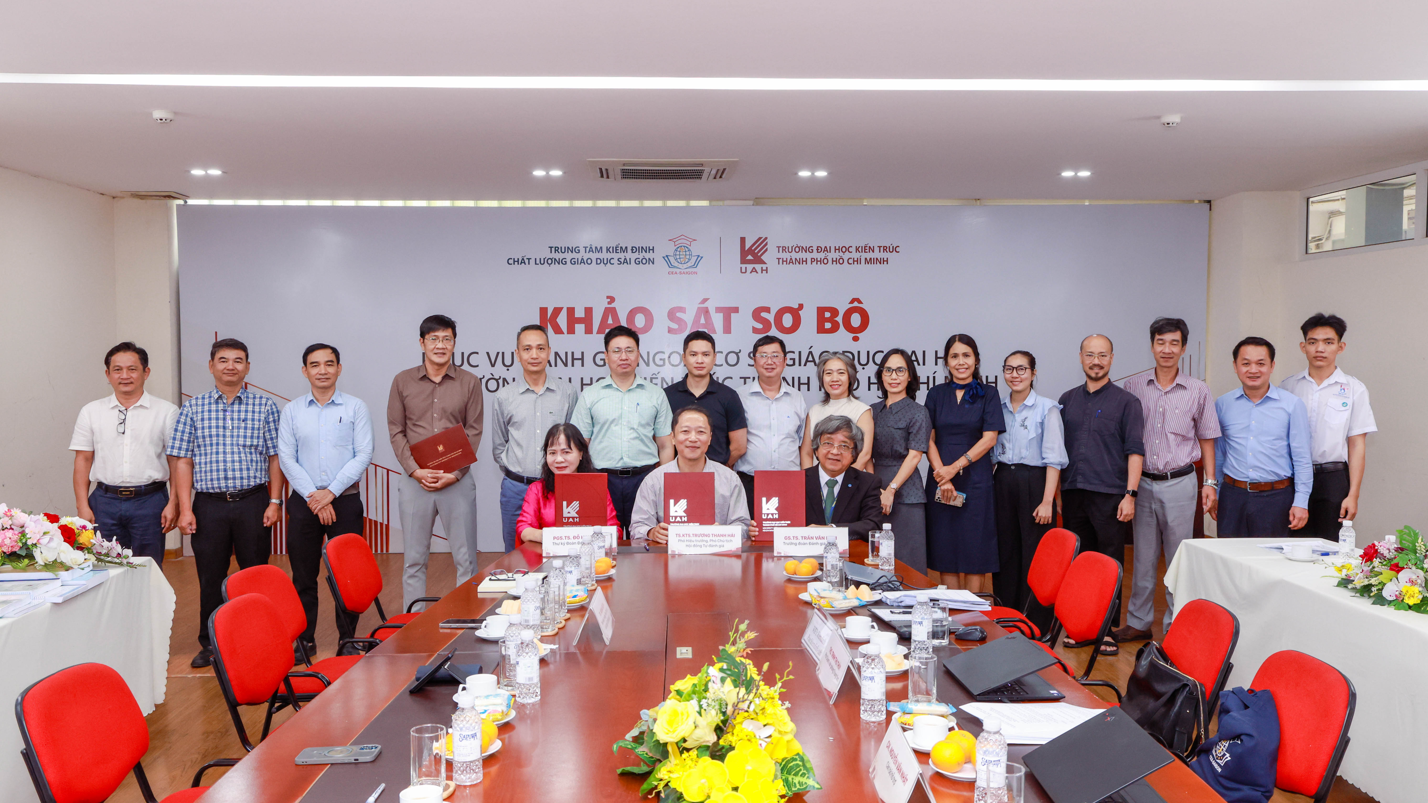 Khảo sát sơ bộ tiến tới khảo sát chính thức phục vụ đánh giá ngoài cơ sở giáo dục đại học tại Trường Đại học Kiến trúc Thành phố Hồ Chí Minh