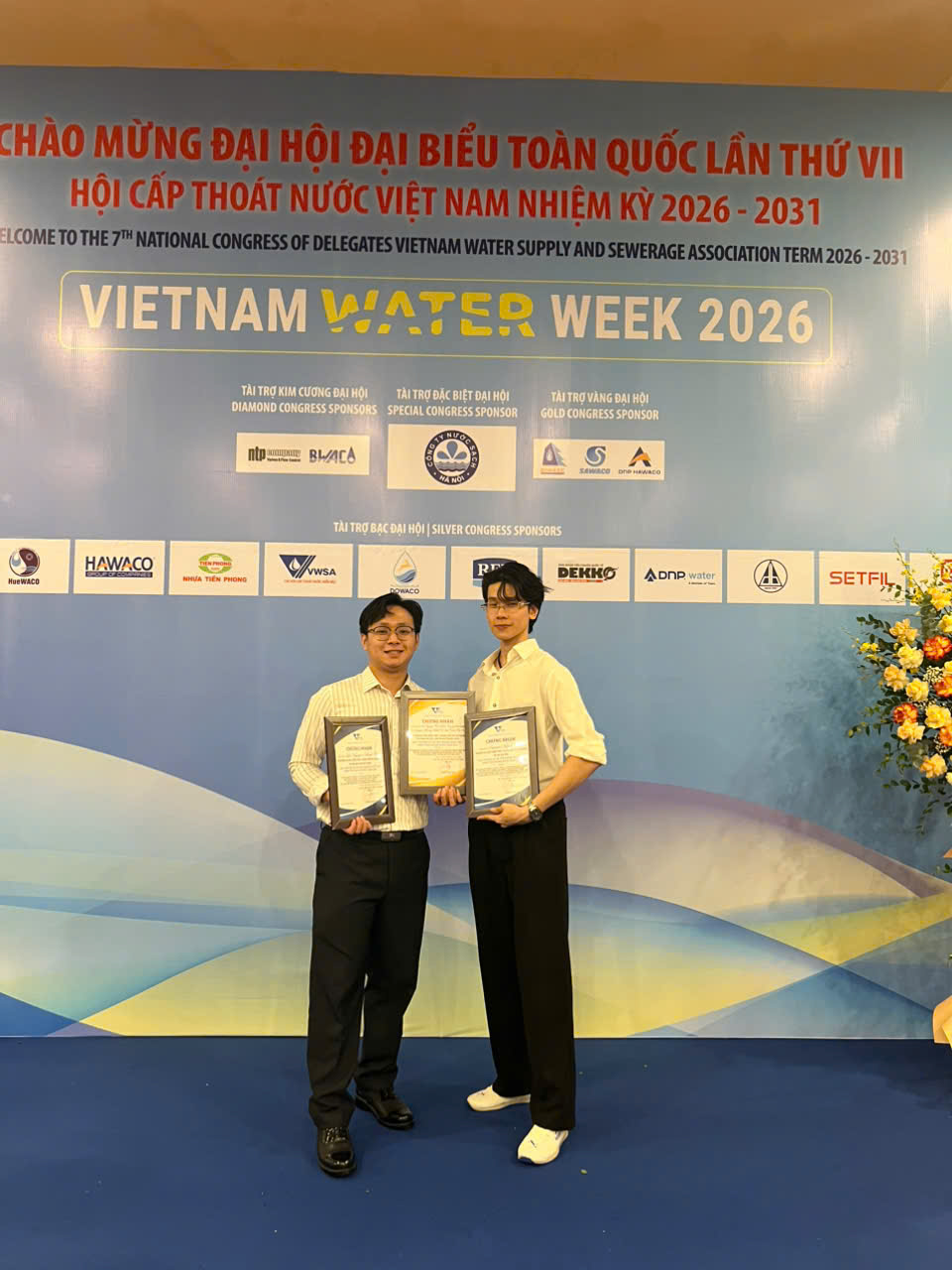 Sinh viên UAH tỏa sáng tại Giải thưởng Đồ án tốt nghiệp xuất sắc sinh viên ngành Nước năm 2026